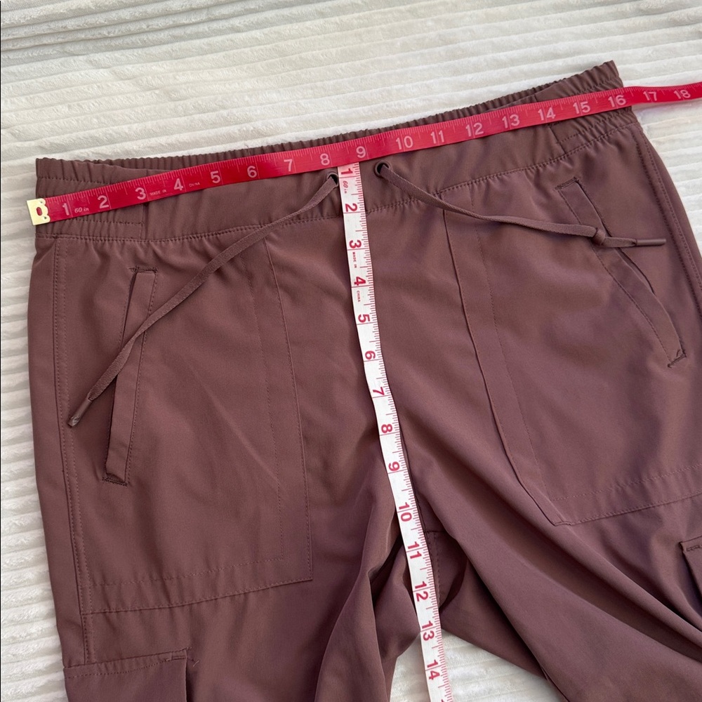 90 Degree By Reflex Women's Purple Pink Mauve Cargo Pants Lightweight Medium - Picture 5 of 12